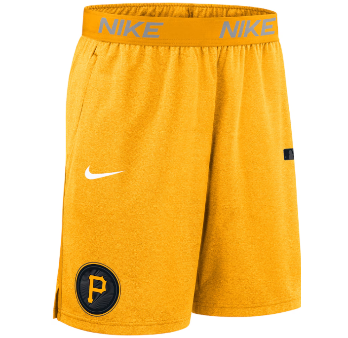 Pantalón corto MLB Nike Piratas Amarillo 2025