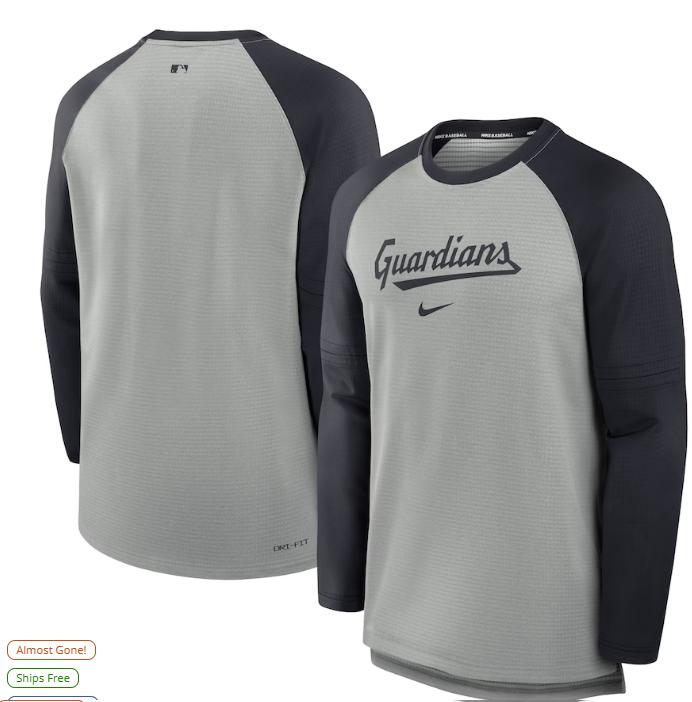 Camiseta Manga Larga Nike Pro Cleveland Guardians Adultos