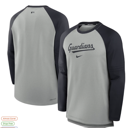 Camiseta Manga Larga Nike Pro Cleveland Guardians Adultos