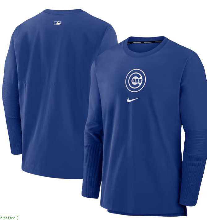Camiseta Manga Larga Nike Pro Chicago Cubs Adultos