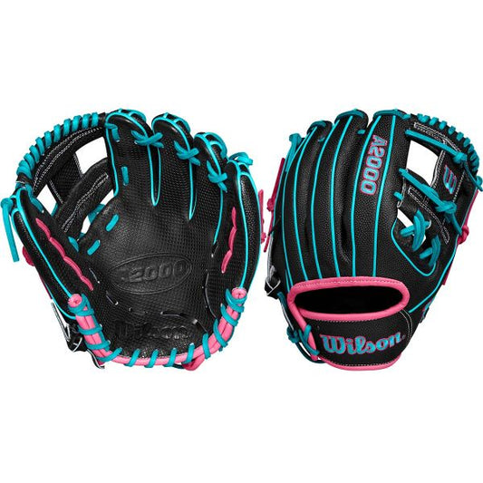 Guante Wilson A2000 WBW102521115 11.5 BLK/TEA