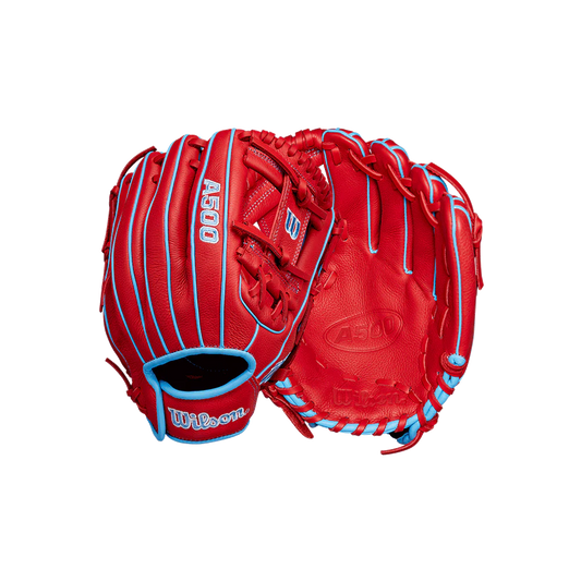 Guante Wilson A500 WBW102540115 RED/BLUE 11.5