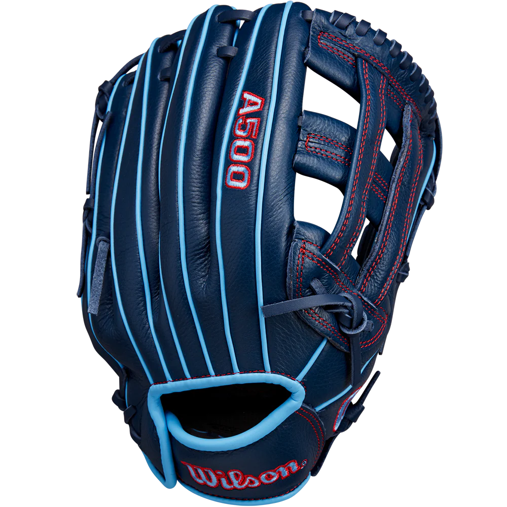 Guante Wilson A500 WBW10254212 NAVY 12