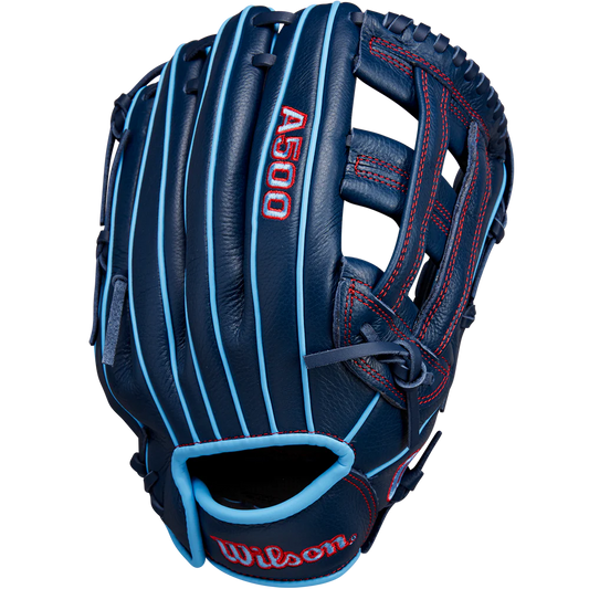 Guante Wilson A500 WBW10254212 NAVY 12