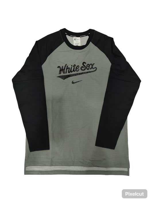 Camiseta Manga Larga Nike Pro White Sox Adultos