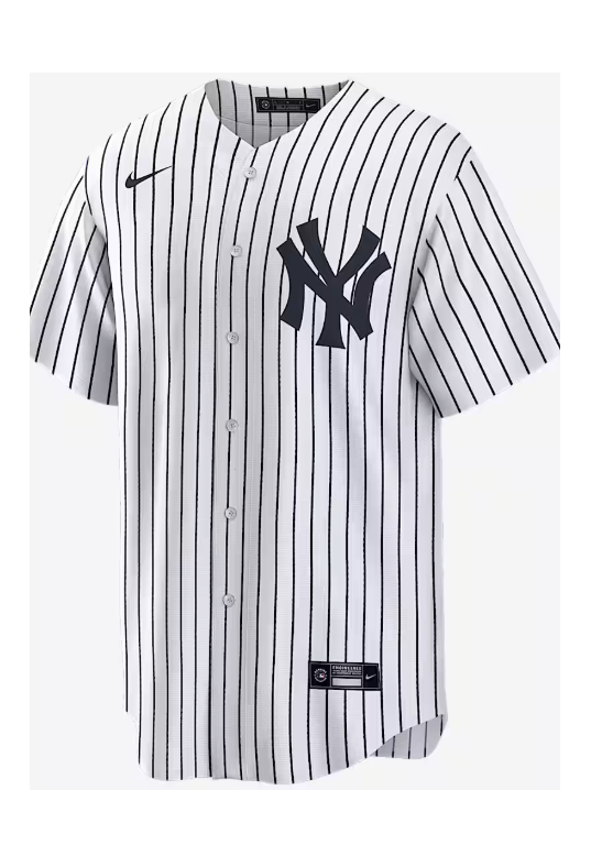 Chaqueta Nike MLB Yankees Blanca Con Rayas Adultos