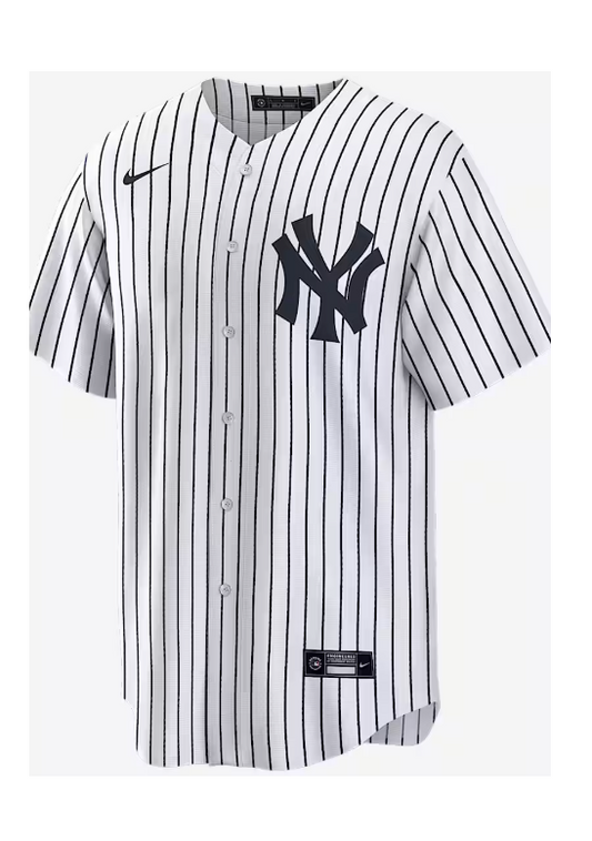 Chaqueta Nike MLB Yankees Blanca Con Rayas Adultos