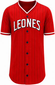 Chaqueta Wilson Leones Del Escogido Roja Con Rayas